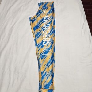NFL Los Angeles Chargers Majestic Diagonal Streak Women's Leggings XXL